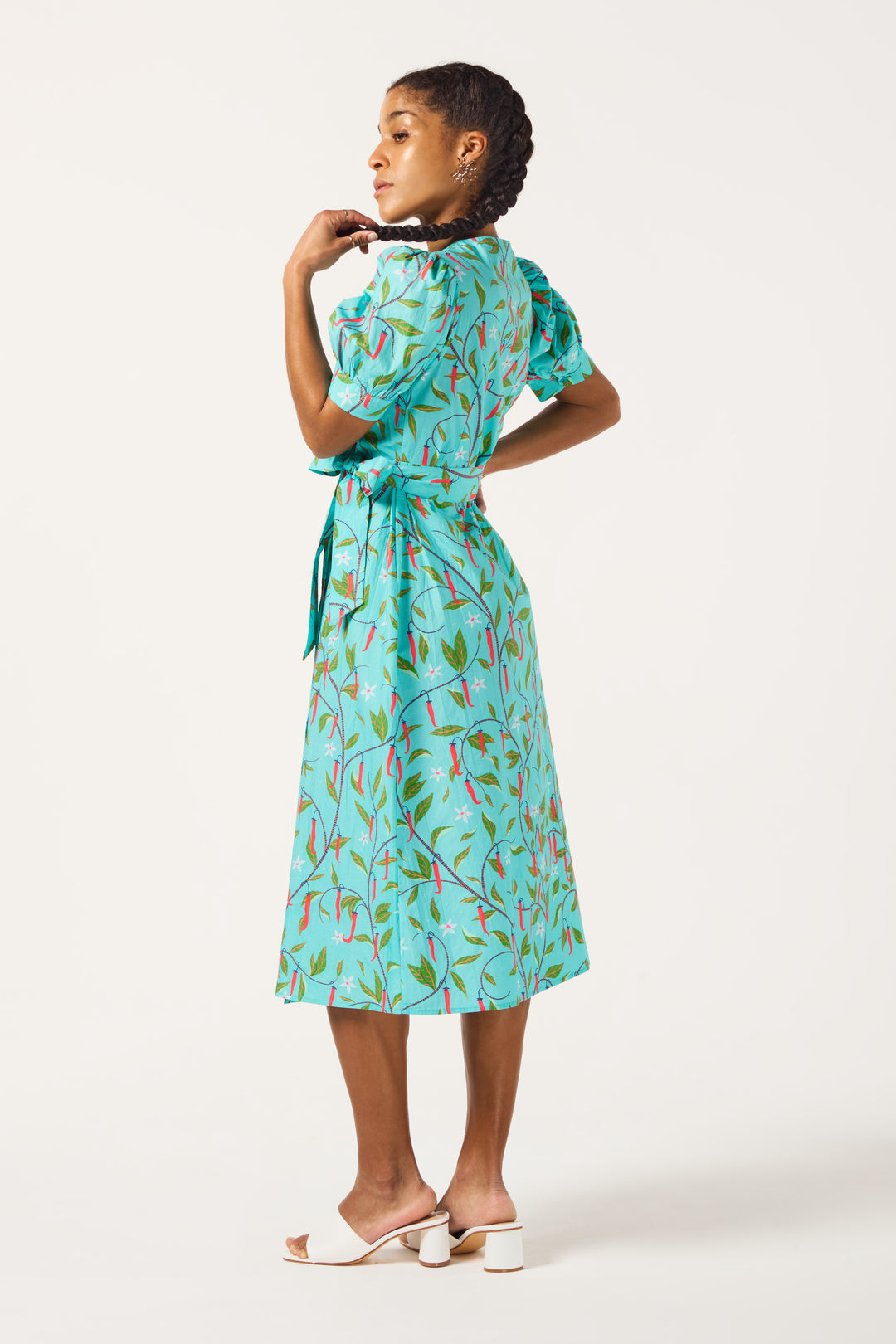 Turquoise Chilli Wrap Dress