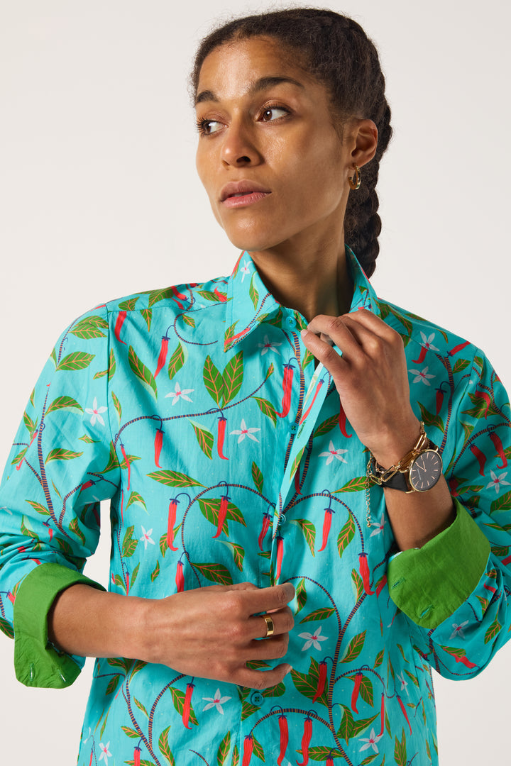 Turquoise Chilli Unisex Shirt