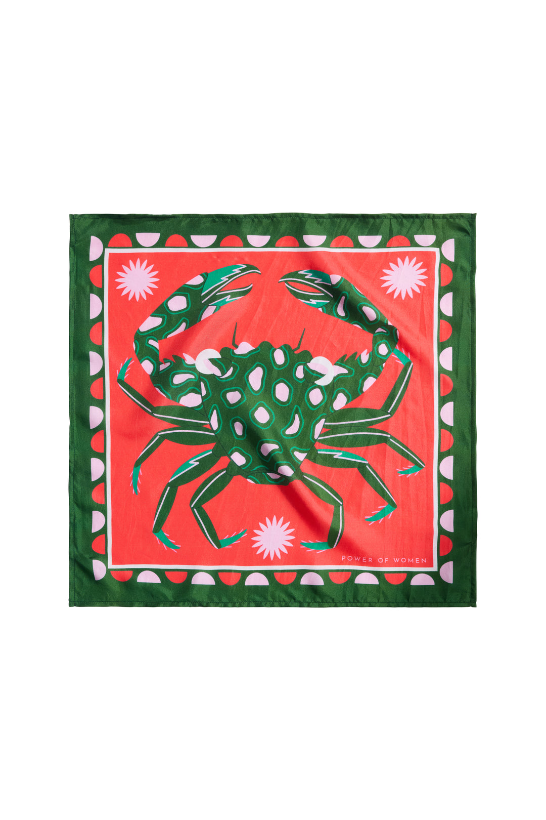 Crab Silk Scarf