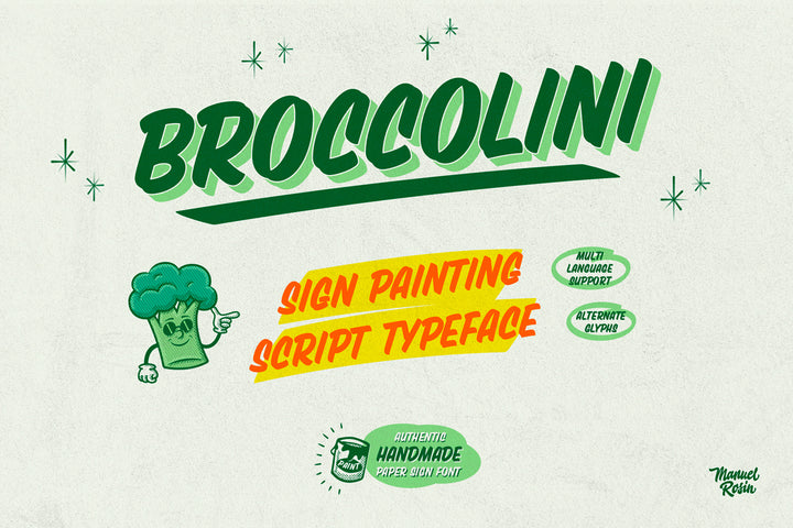 Broccolini Typeface