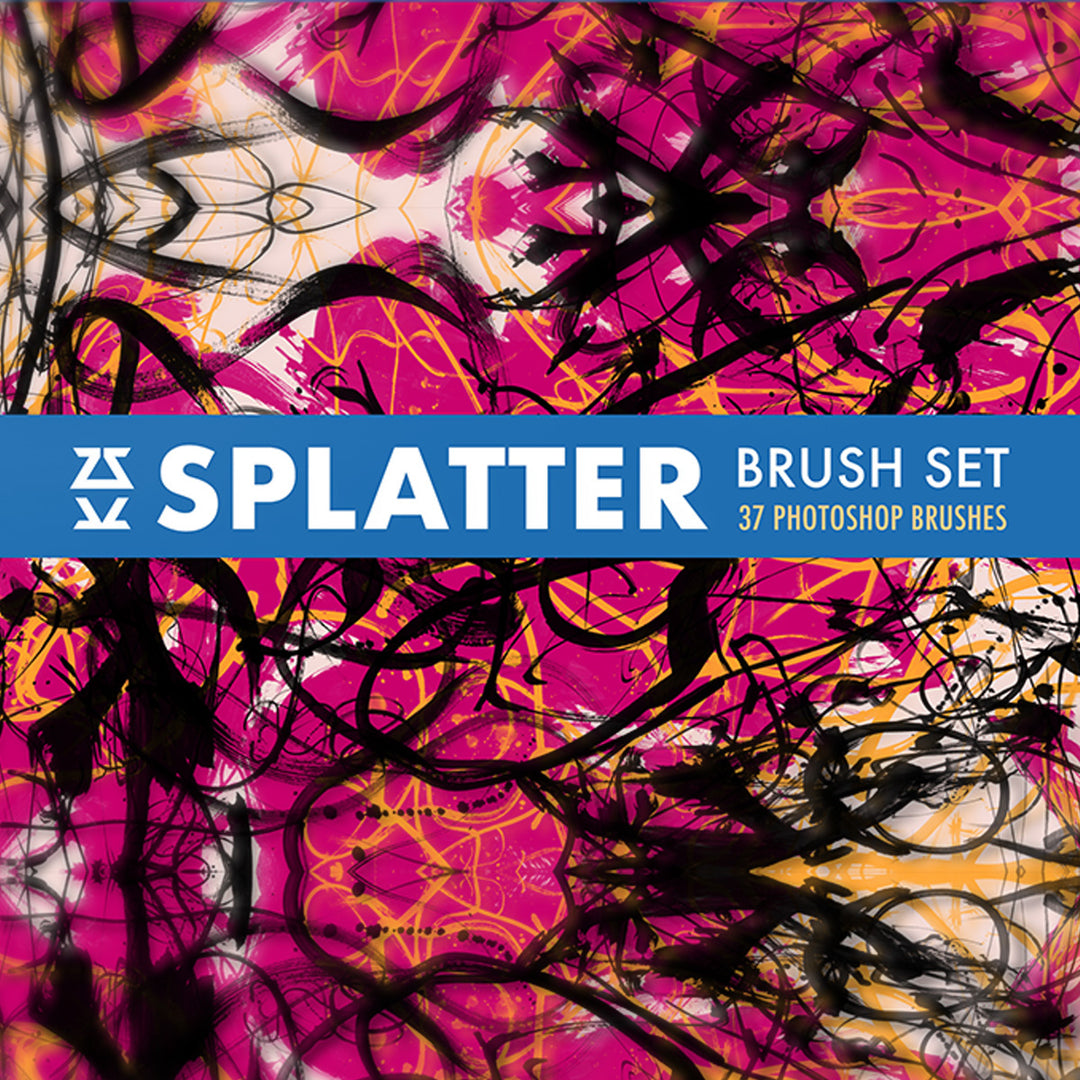 Drip Splatter Brush Set