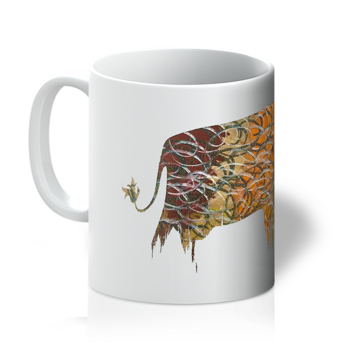 Bison Mom Squad Art Mug