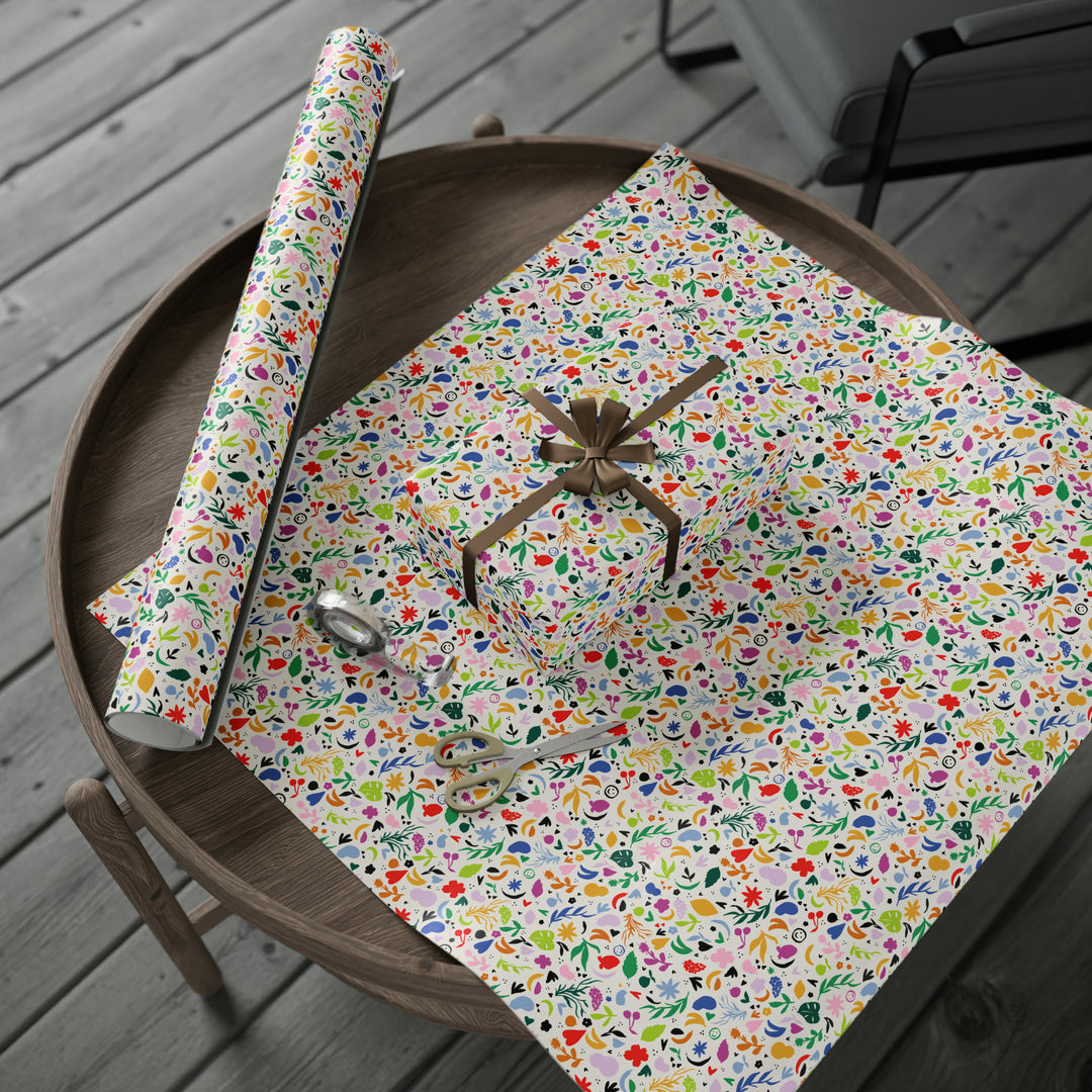 Brain Confetti by Sylvie Vo Wrapping Paper