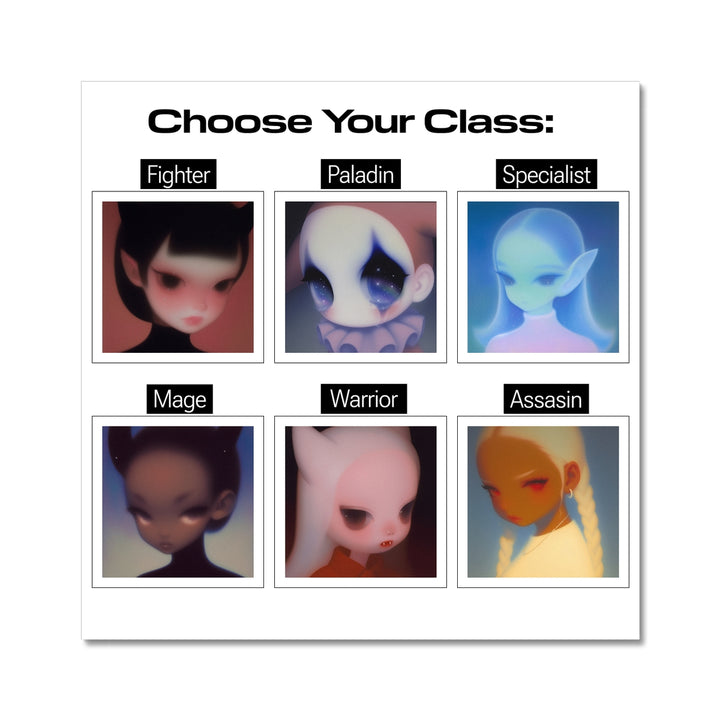 Choose Your Class Poster