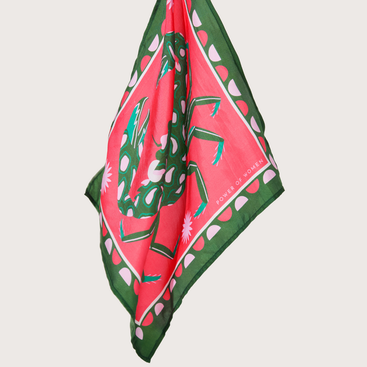 Crab Silk Scarf