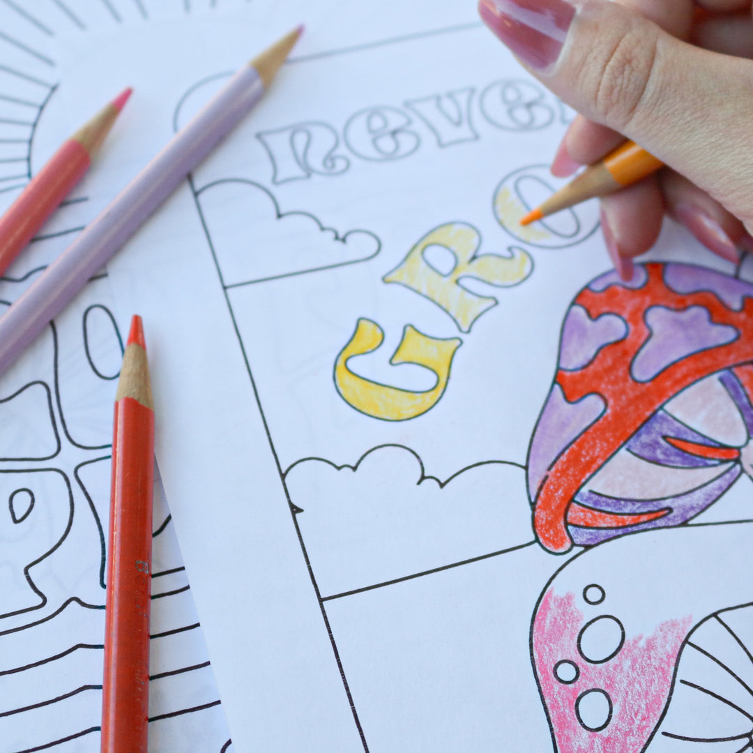 printable coloring sheet 10-Pack