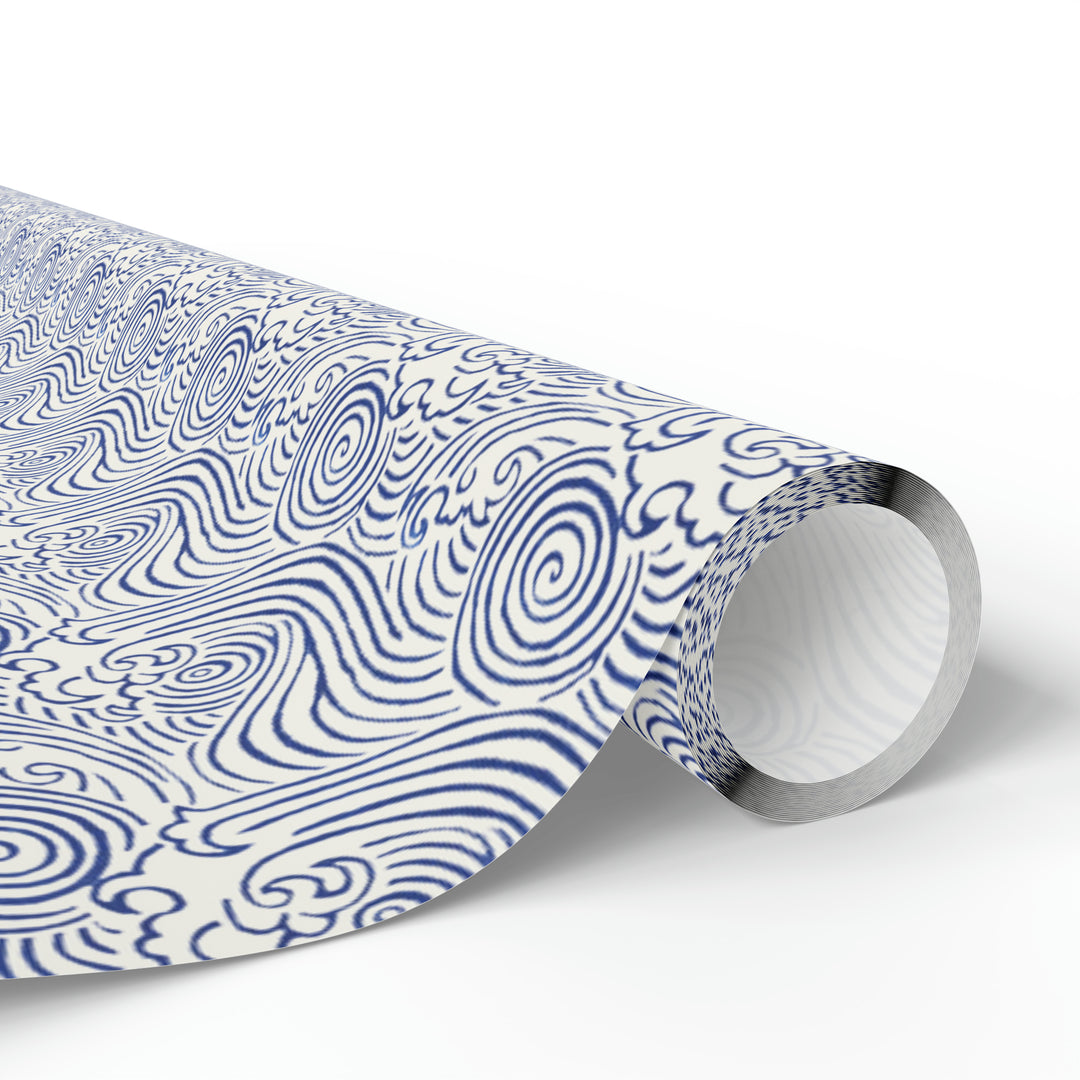 Infinite Waves by Marie Le Moal Wrapping Paper