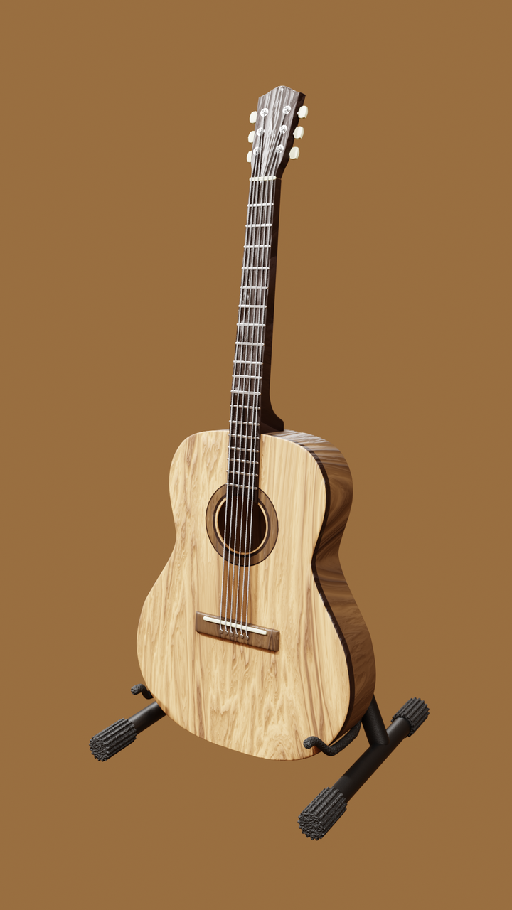 3D Guitar - Digital Download (.PNG)