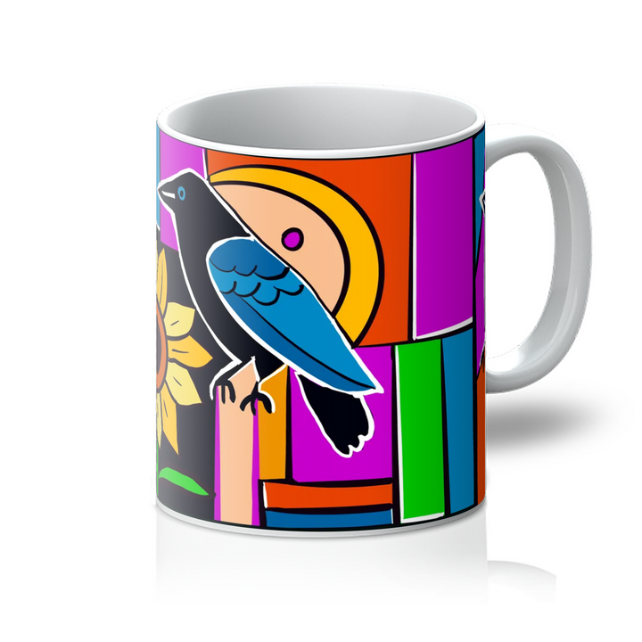 Raven coffee mug