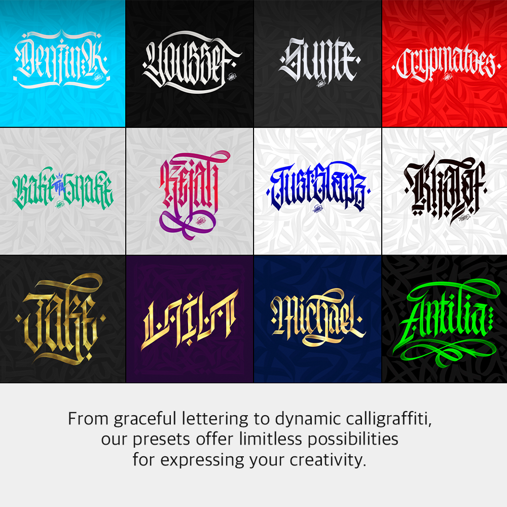 LETTERHYTHM CALLIGRAPHY BRUSH V1