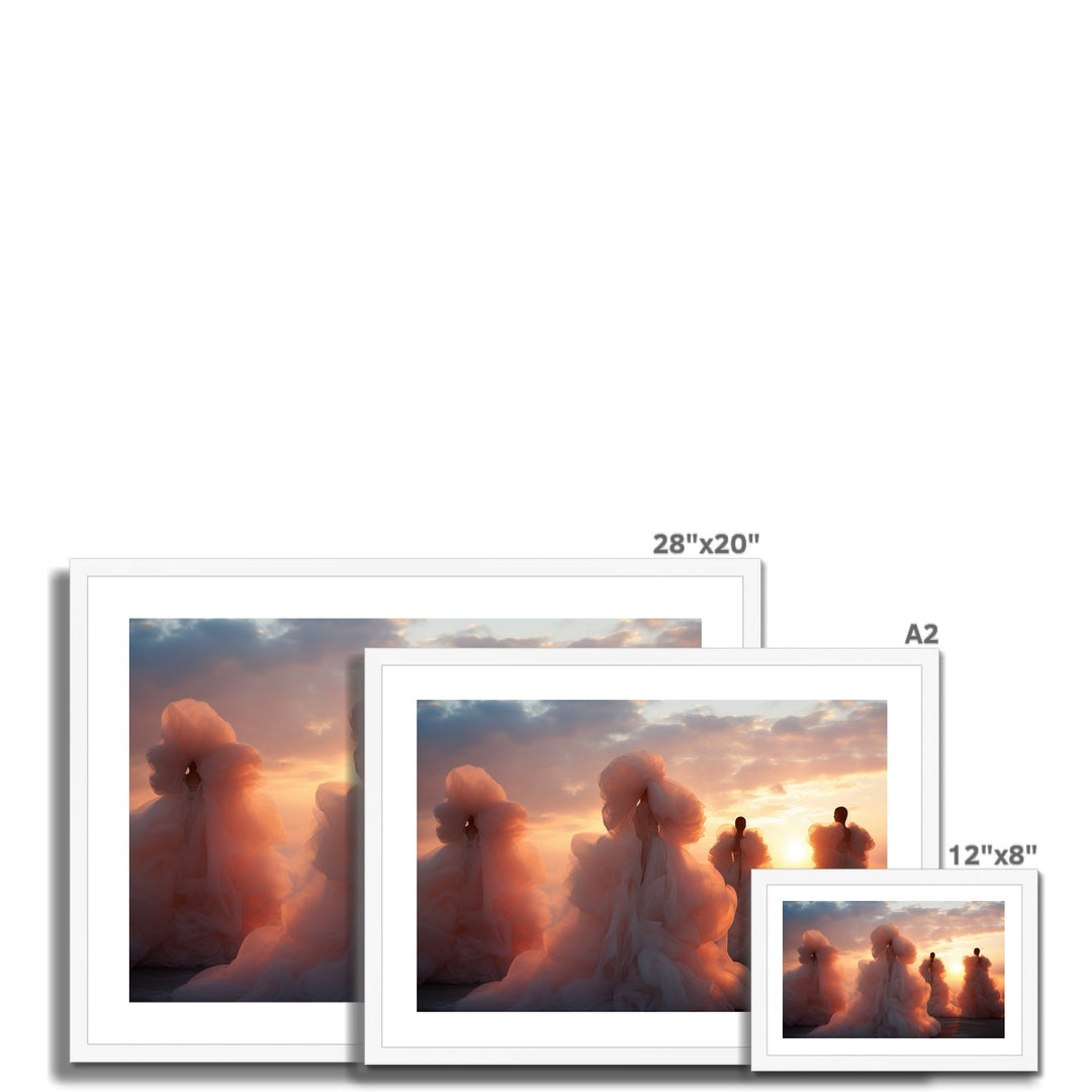 Heaven's Gala: Embraced Fine Art Print