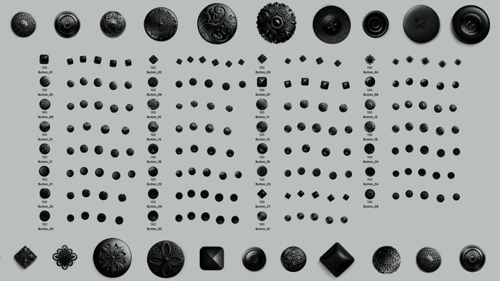 Buttons Brush Set