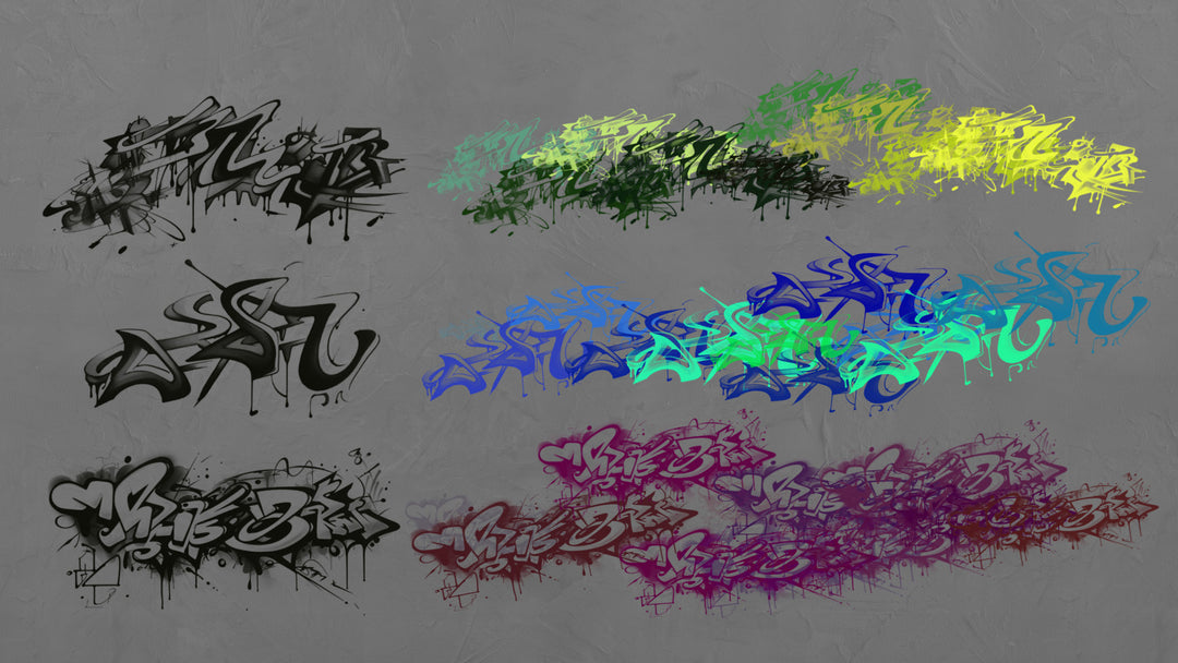 Graffiti Brush Set