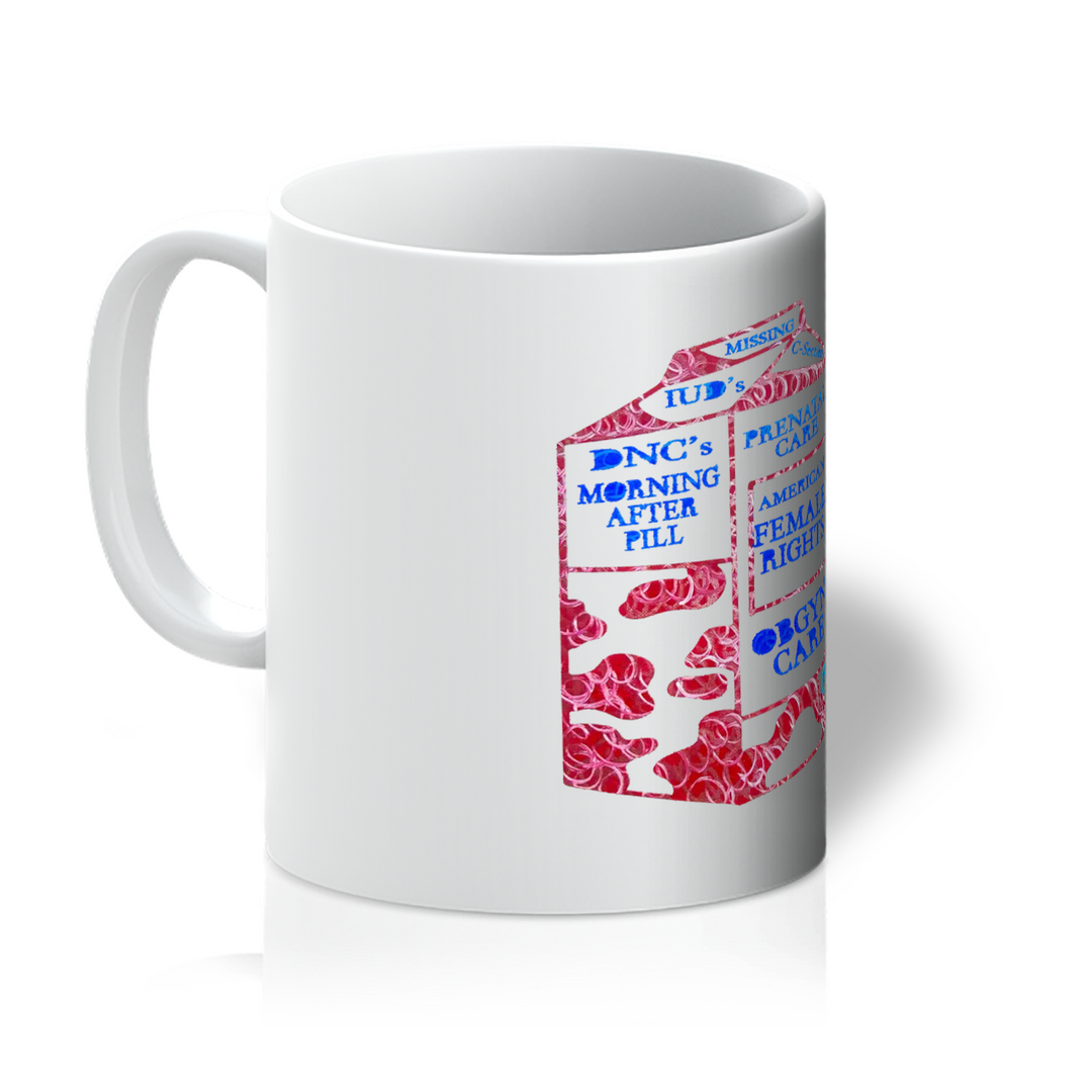 Missing: American Female Rights Art Mug