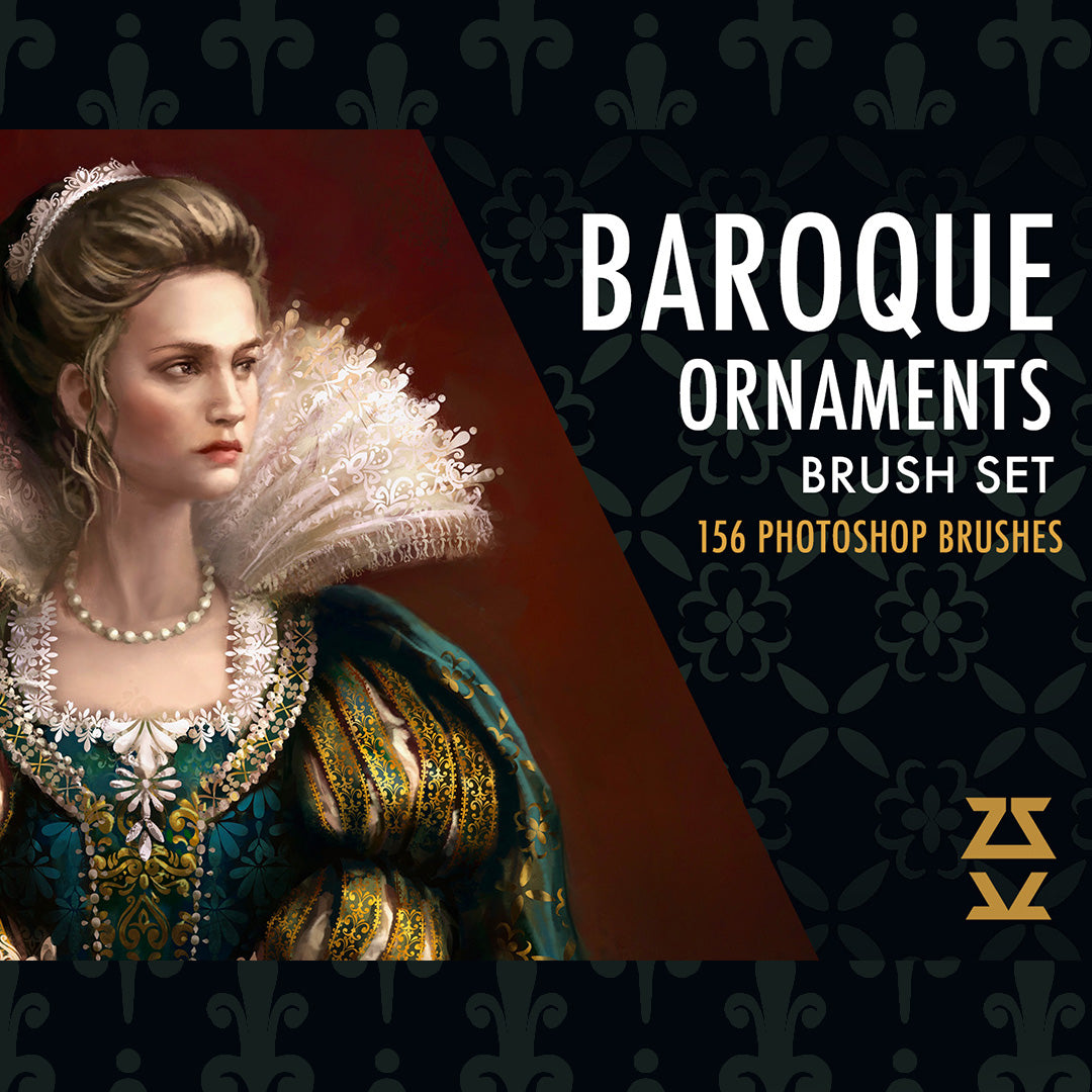 Baroque Ornaments Brush Set