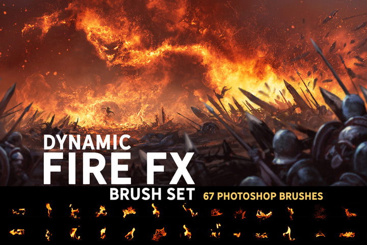 Dynamic Fire FX Brush set