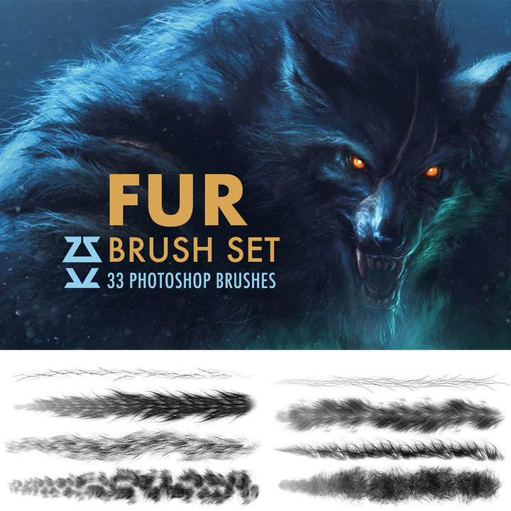 Fur Brush Set