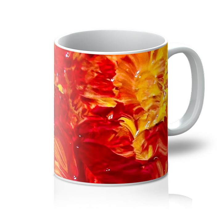 Fireball Jelly Gouache Painting Mug