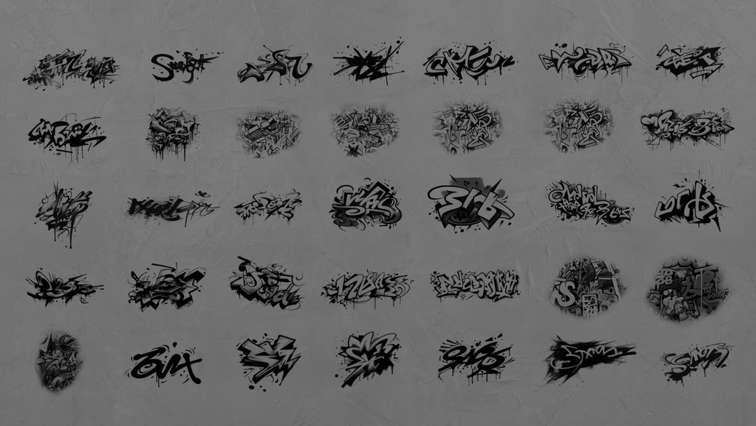 Graffiti Brush Set