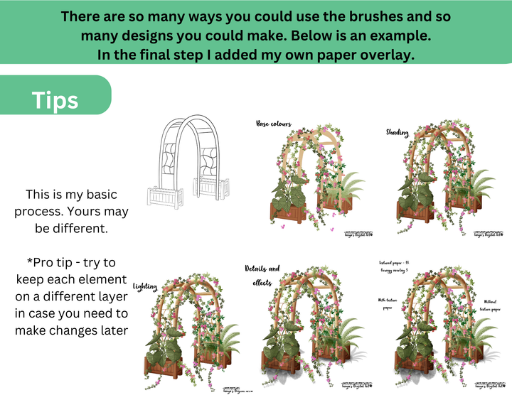 Fun Plant brush set for Procreate