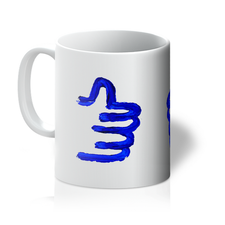 Hands holding mug