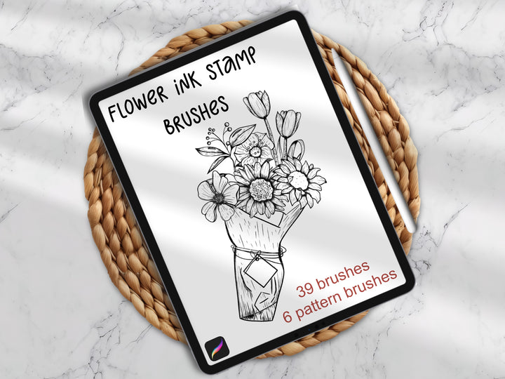 Flower Ink stamps