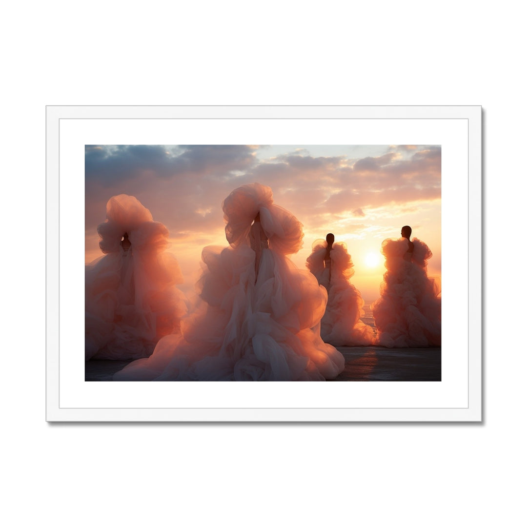 Heaven's Gala: Embraced Fine Art Print