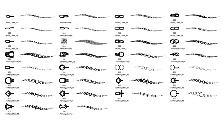 Chain Brush Set