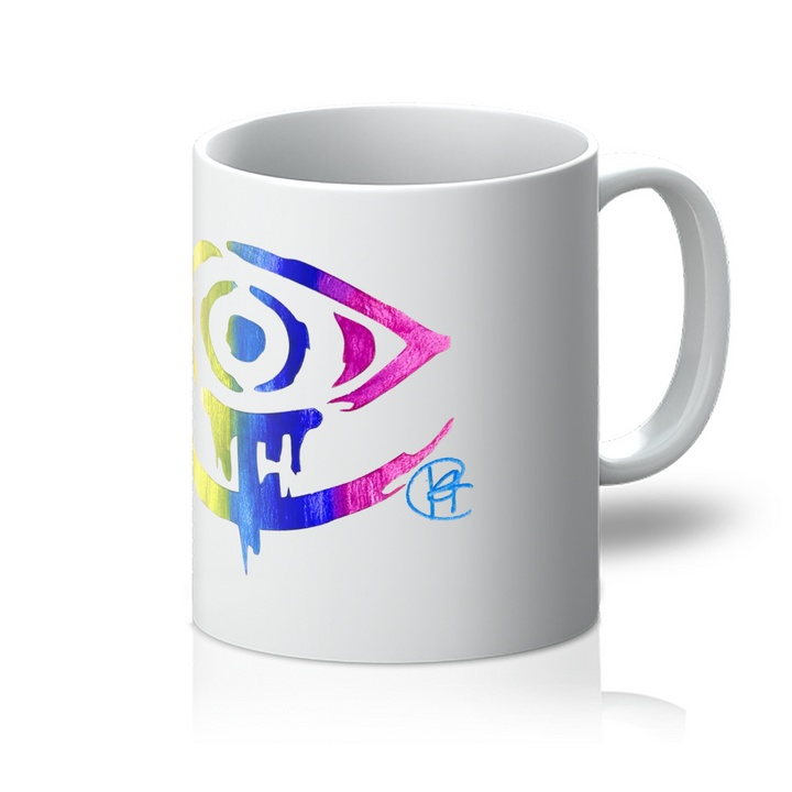 Prism Evil Eye Art Mug