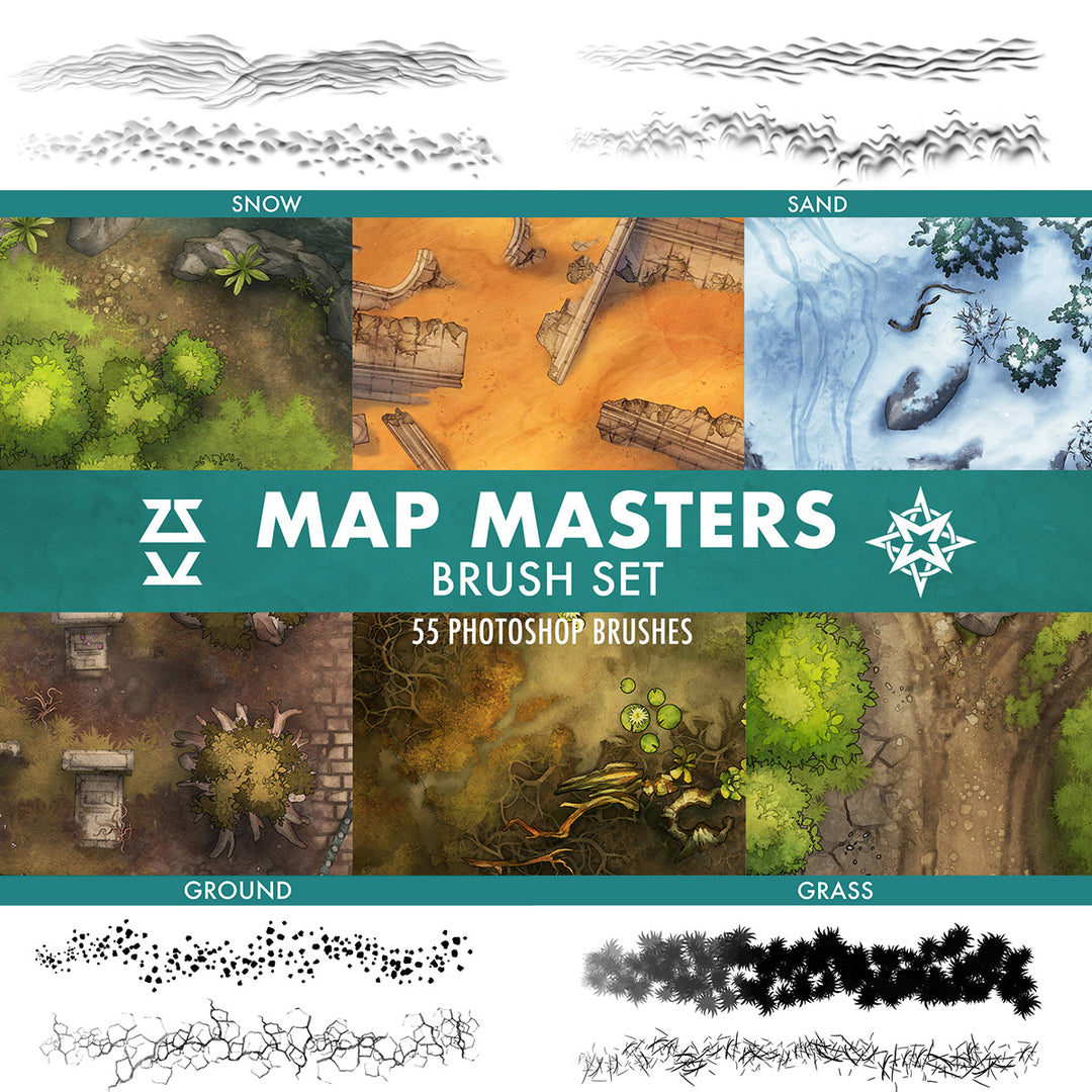 Map Masters Brush Set