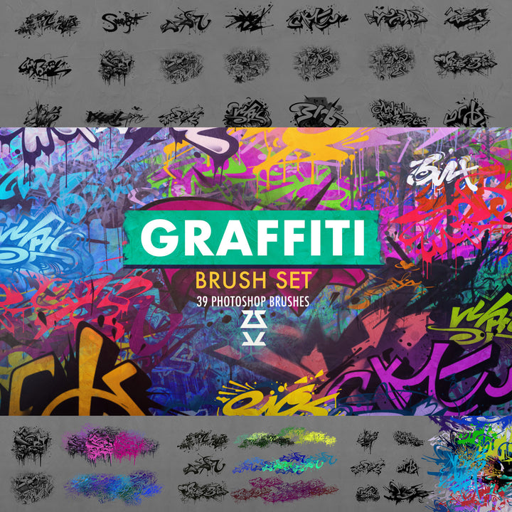 Graffiti Brush Set