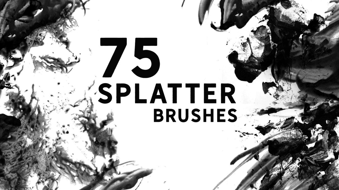 75 Splatter Brush Set