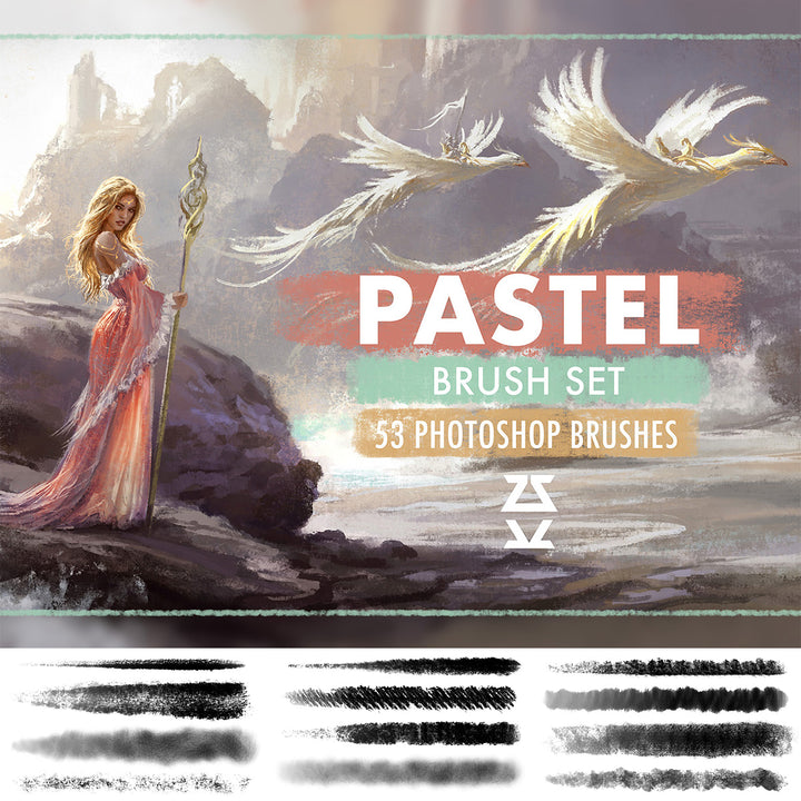 Pastel Brush Set