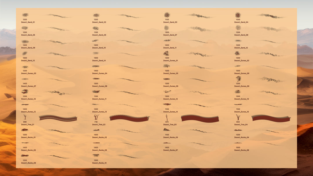 Desert Brush Set