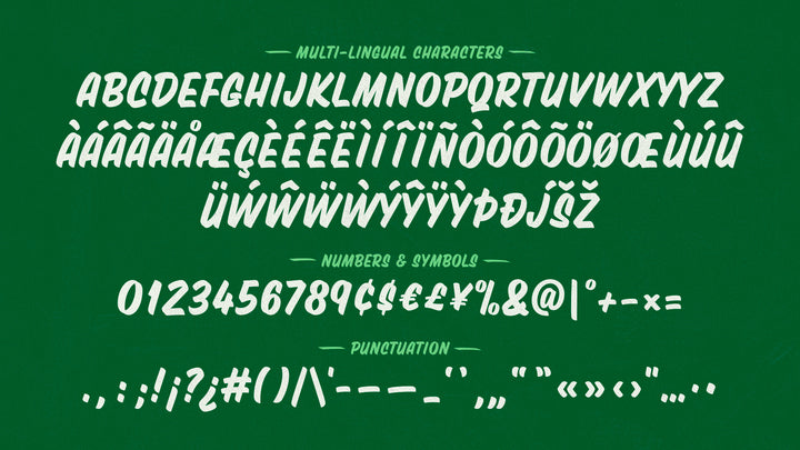 Broccolini Typeface