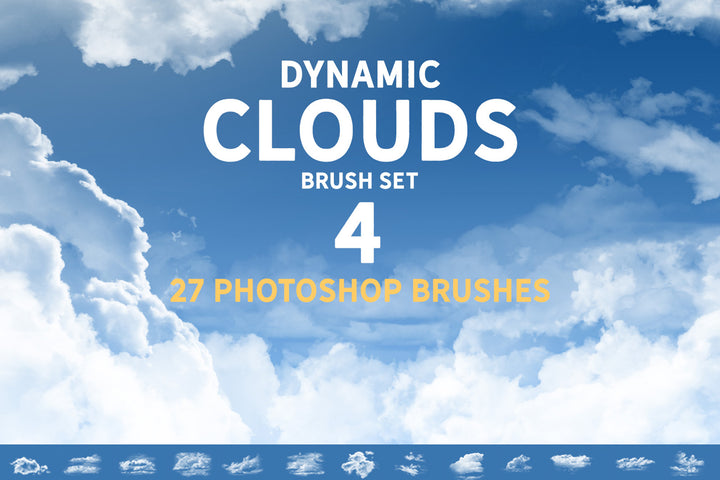 Clouds 4 Brush Set