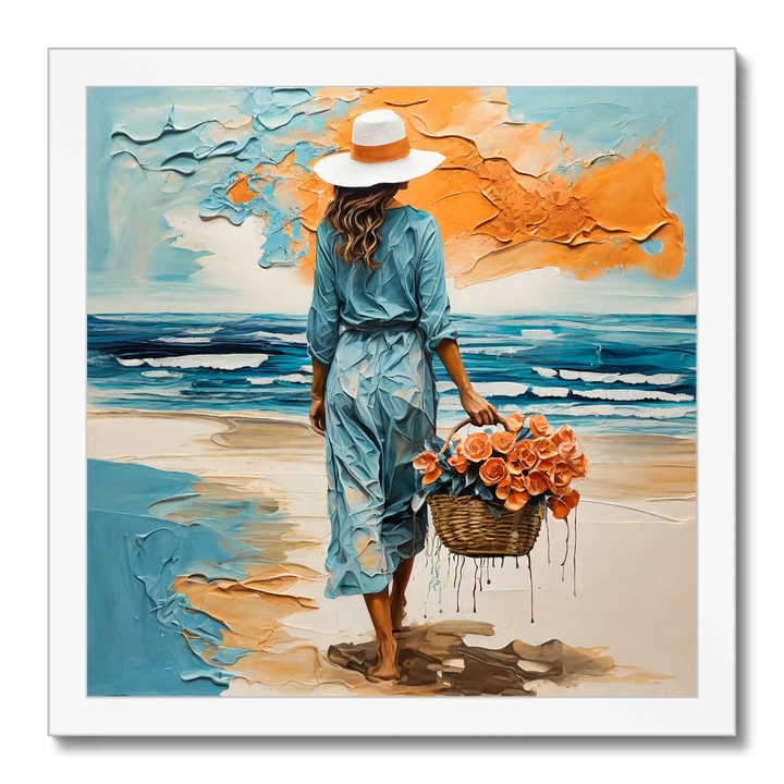 Walking on Cala Saona Fine Art Print