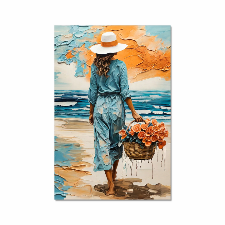 Walking on Cala Saona Fine Art Print