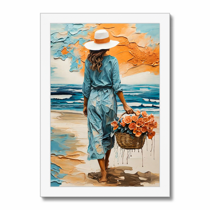 Walking on Cala Saona Fine Art Print