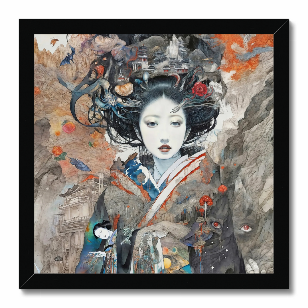 An Enigmatic Oiran in a Mystical Realm