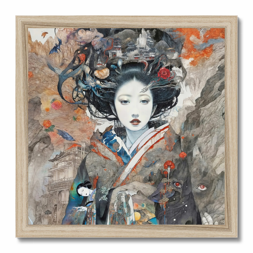 An Enigmatic Oiran in a Mystical Realm