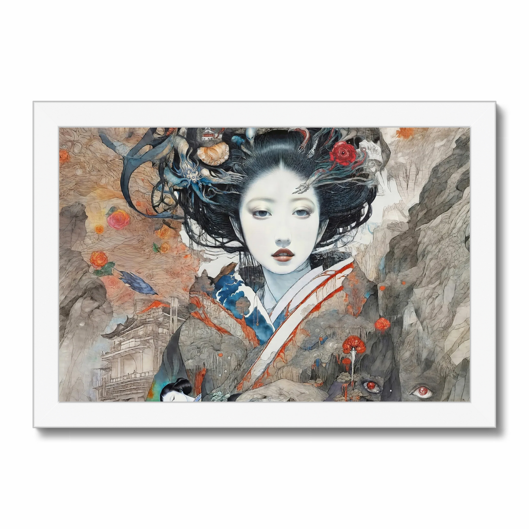 An Enigmatic Oiran in a Mystical Realm