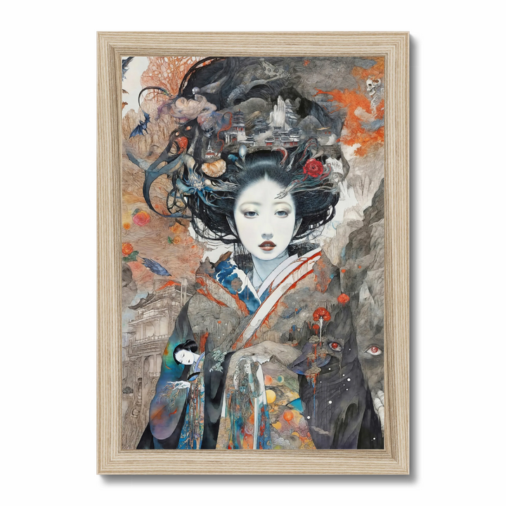 An Enigmatic Oiran in a Mystical Realm