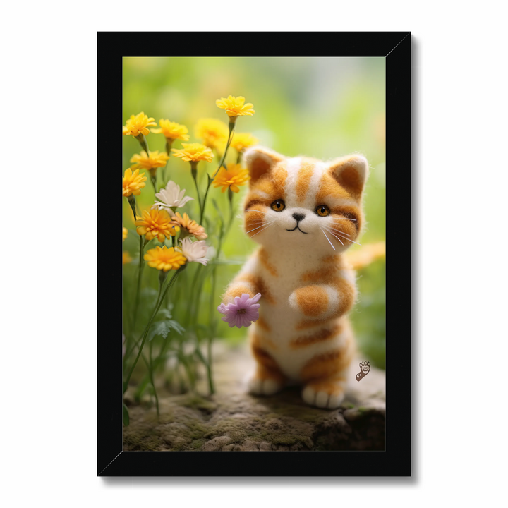 Felted Tiger Cub