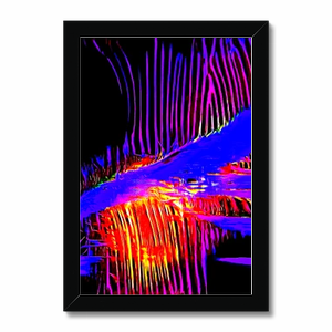 VIVID LINES OF DIGITAL LOVE IN A VIBRANT ABSTRACT PAINTING