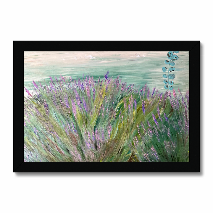 Caro Ramonde - Lavanda dal mio giardino - olio su tela 2023 100 x 100 cm