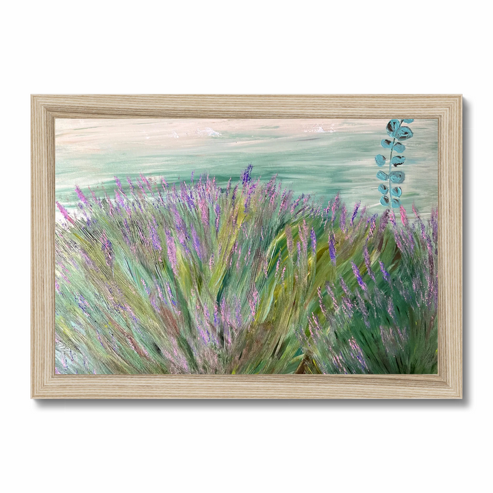 Caro Ramonde - Lavanda dal mio giardino - olio su tela 2023 100 x 100 cm