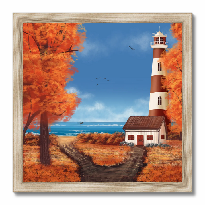 Lighthouse in Fall