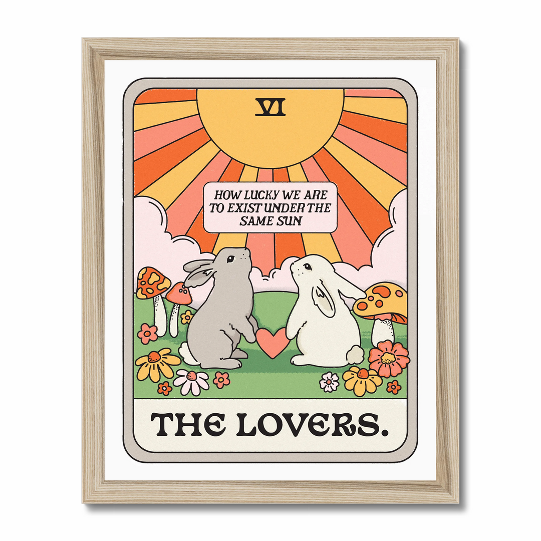 The Lovers Tarot Card Art Print