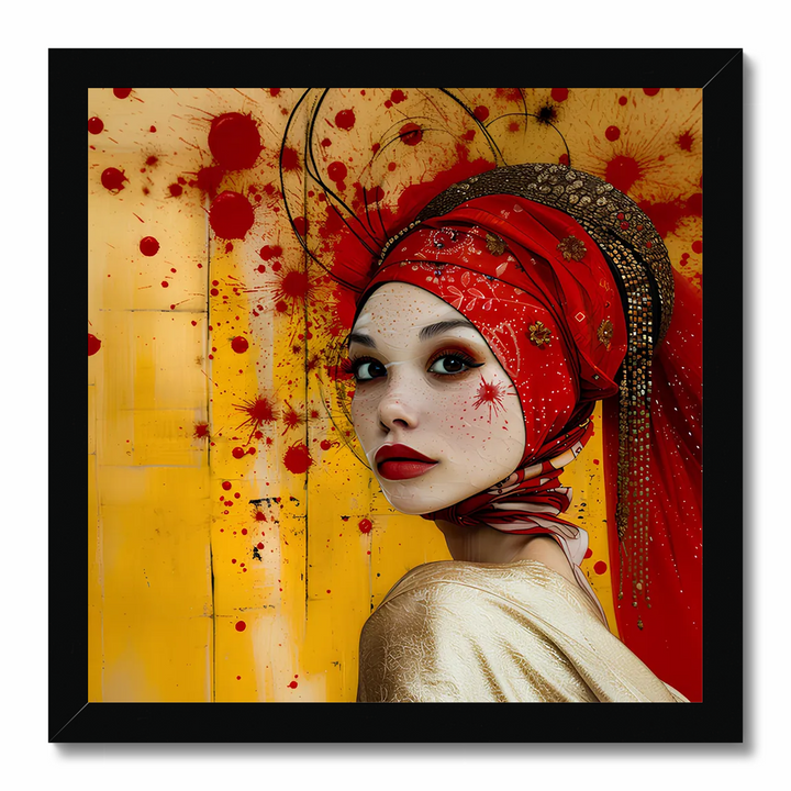 Crimson Contemplation - Print